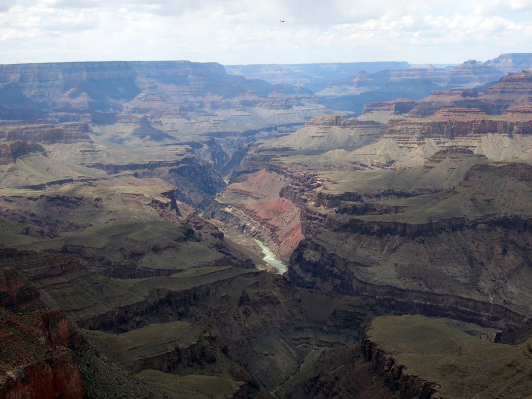 Il Gran Canyon dall'elilcottero
