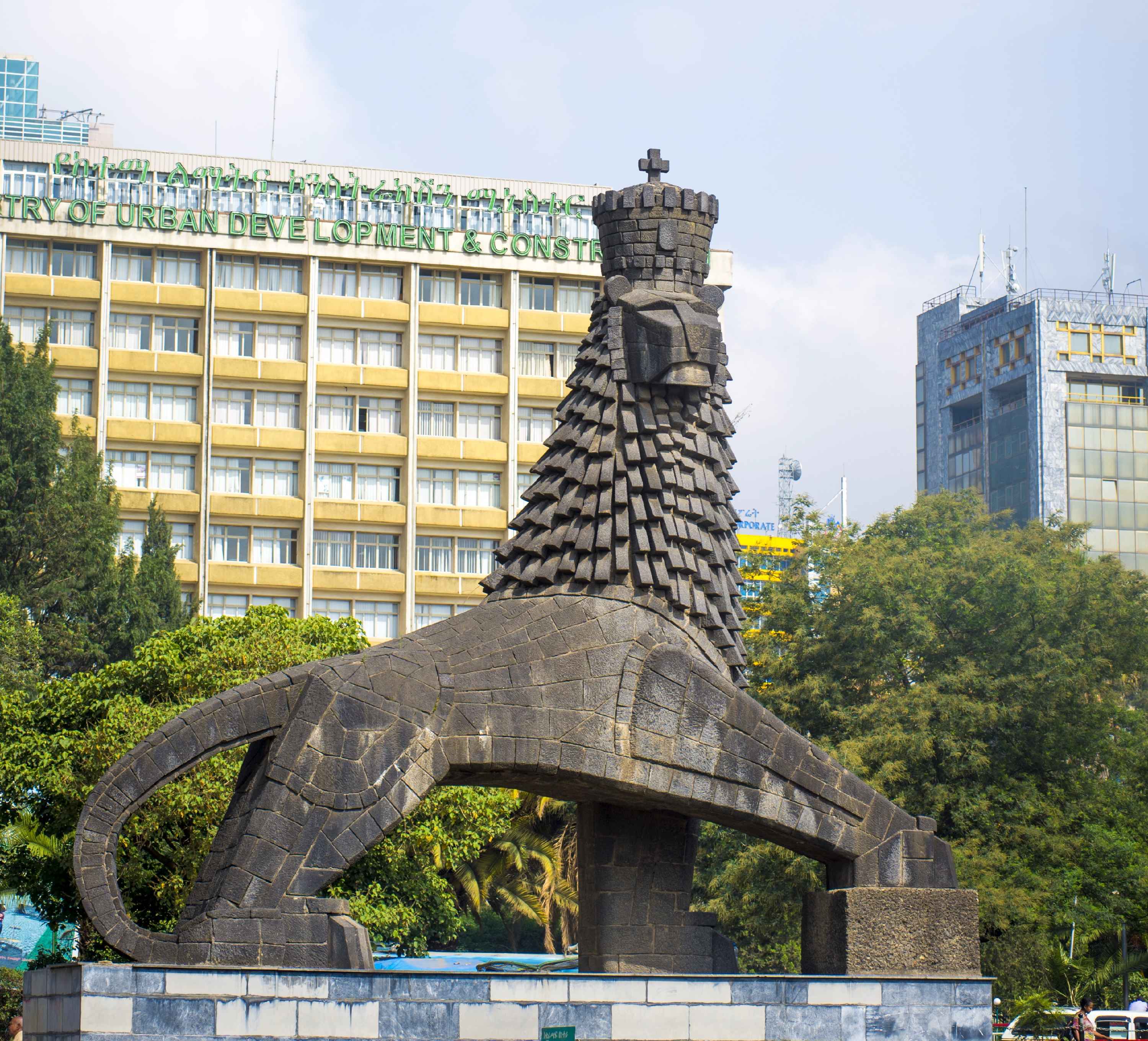 Addis Abeba, il Leone di Giuda simbolo degli imperatori etiopi e dell’Etiopia
